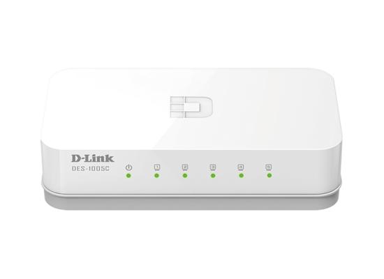 D-Link DES-1005C 5-Port 10/100 Mbps Unmanaged Desktop Switch