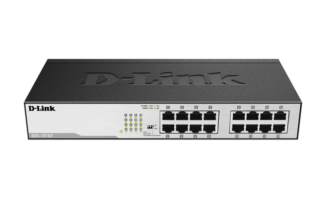 D-Link DGS-1016C 16-Port Unmanaged Gigabit Switch