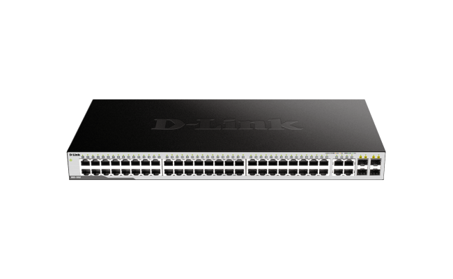 D-Link DGS-1052 48 Ports 10/100/1000Mbps + 4 Ports Combo 1000Base-T/SFP Unmanaged Switch