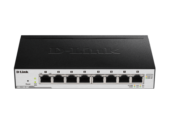 D-Link DGS-1100-08P Smart Managed Switches