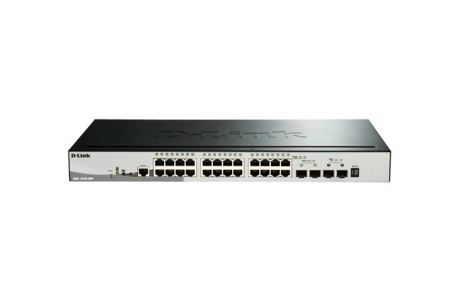 D-Link DGS-1510-28X 24 Ports 10/100/1000Mbps + 4 10G ports SmartPro Switch