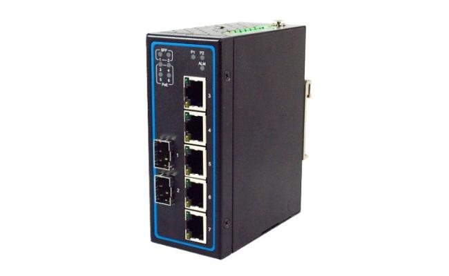 D-Link DGS-F1000-4P1T2S 5 Port Gigabit (4x PoE ports) 2x SFP industrial unmanaged Switch