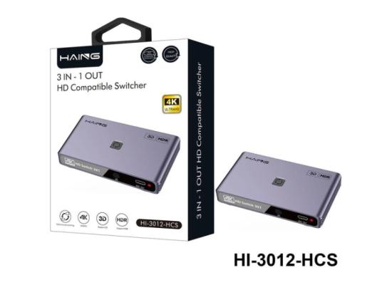 HAING HI-3012-HCS 3 in 1 Out HD Compatible Switch