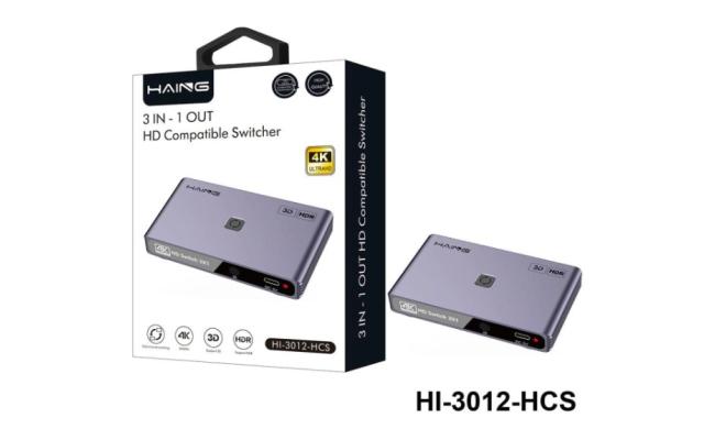 HAING HI-3012-HCS 3 in 1 Out HD Compatible Switch