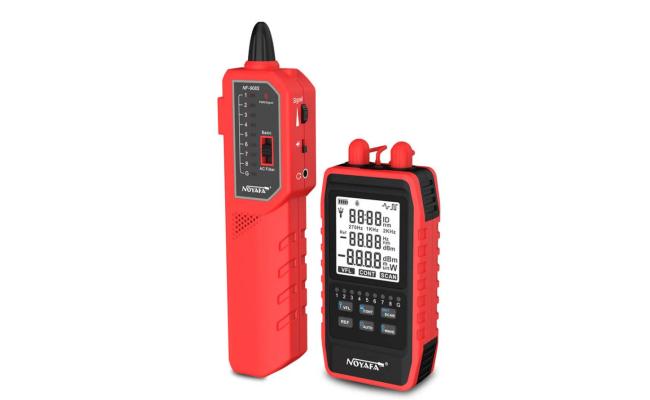 NOYAFA NF-908S Series Optical Power Meter with Visual Fault Locator and Network Cable Tester