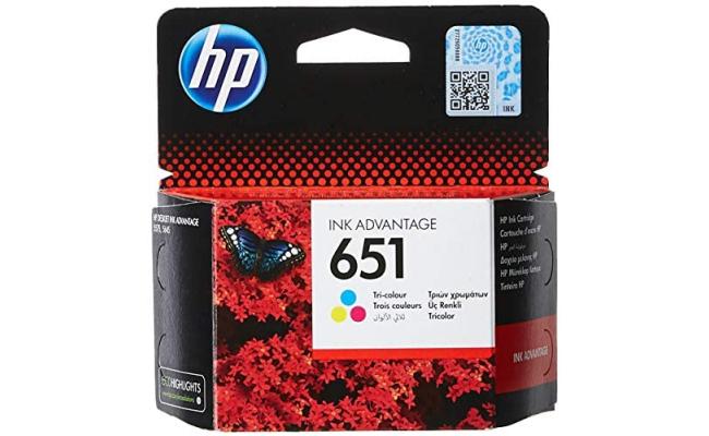 HP 651 Color Original Inkjet Advantage Cartridge For Deskjet 5575.5645