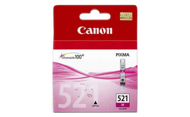 Canon CLI-521M Magenta Inkjet Cartridge Compatible with IP3600.IP4700.MP540.MP560