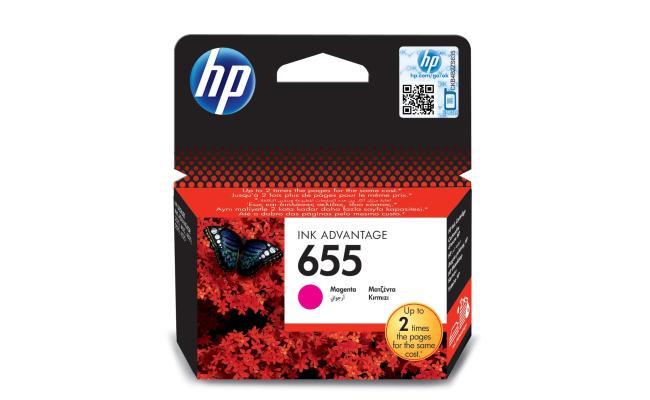 HP 655 Magenta Original Inkjet Advantage Cartridge For Deskjet  3525.4615.4625.5525.6525