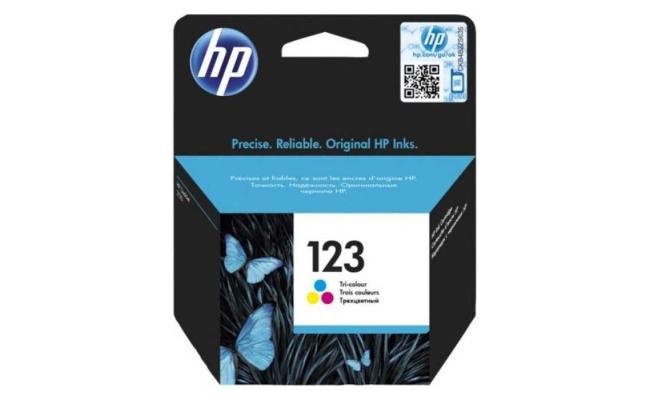 HP 123 Color Original Inkjet Advantage Cartridge For Deskjet 2130,2630,3630