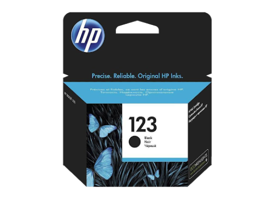 HP 123 Black  Original Inkjet Advantage Cartridge For Deskjet 2130,2630,3630