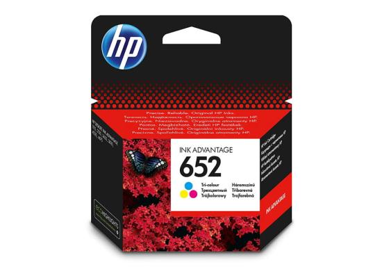 HP 652 Color Original Inkjet Advantage Cartridge For Deskjet 1115.2135.3635.3636.3775.3785.3787.3835