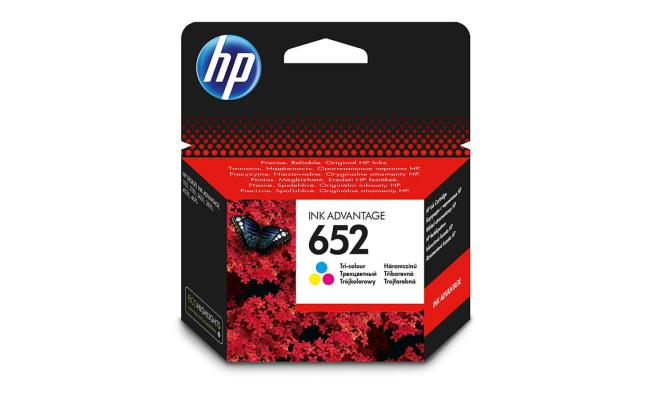 HP 652 Color Original Inkjet Advantage Cartridge For Deskjet 1115.2135.3635.3636.3775.3785.3787.3835
