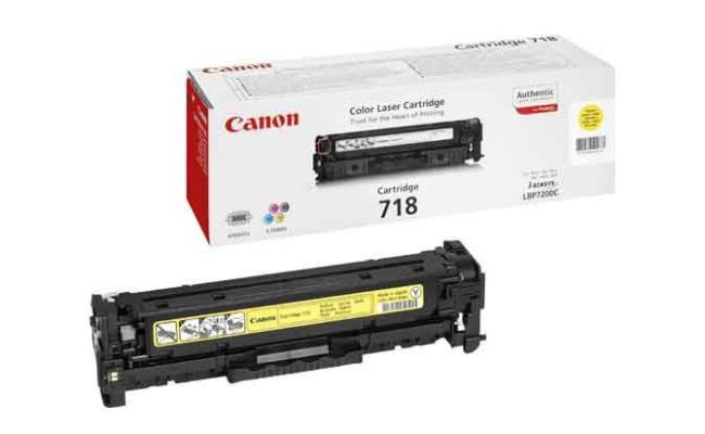 Canon EP-718Y  Yellow Toner Cartridge Compatible with iSENSYS LBP7210, LBP7660, LBP7680, MF8340, MF8350, MF8360, MF8380, MF8540, MF8550, MF8580