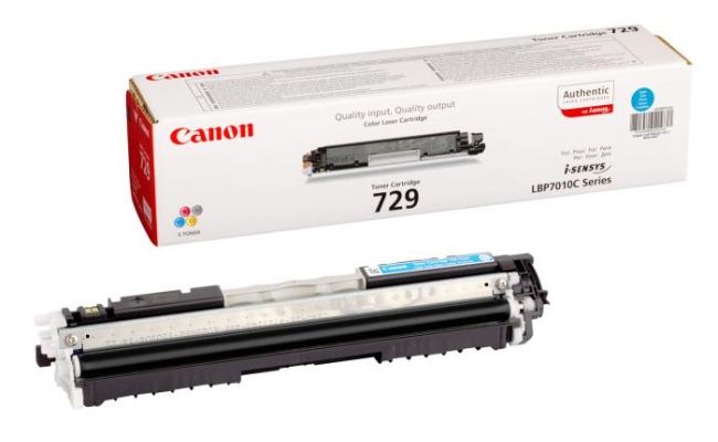 Canon EP-729C Cyan Toner Cartridge Compatible with i-SENSYS LBP7010Ci-SENSYS LBP7018C