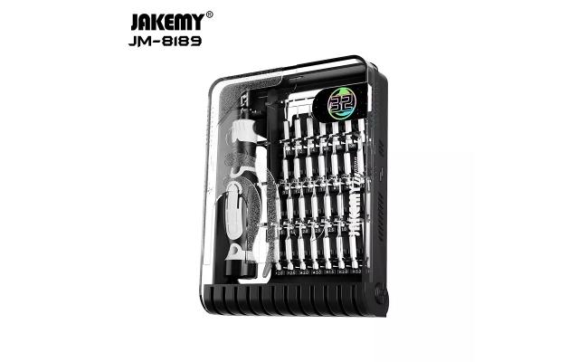 Jakemy JM-8189A 32 in 1 Precision screwdriver set with tweezers