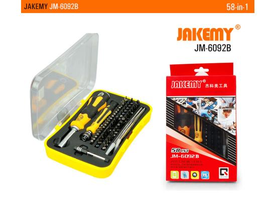 JAKEMY JM-6092B 8-in-1 Bit & Socket Set Ratchet Set Tool Kit