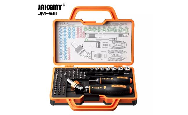 JAKEMY JM-6111 69 in 1 Household Screwdriver Home Repair Tool Kit