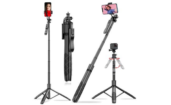 L16 Long Selfie Stick with Tripod Stand