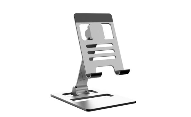 T60 Foldable Height Adjustable Non-slip Aluminum Alloy Mobile Phone & Tablet Stand