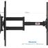 NB North Bayou SP5 Full Motion 75" to 110" Heavy Duty TV Wall Mount for Large OLED, LCD, 4K TV with Cable Management