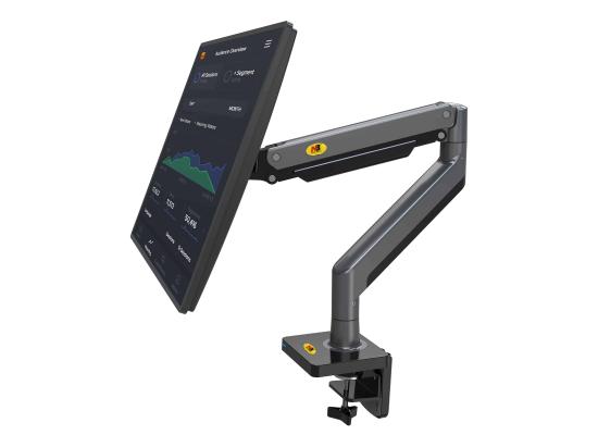 North Bayou G45 Full Motion Swivel Monitor Mount with Gas Spring for 22”-40” Monitors- Black