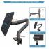 North Bayou G45 Full Motion Swivel Monitor Mount with Gas Spring for 22”-40” Monitors- Black