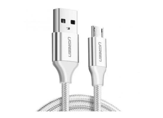 UGREEN US290 Micro USB Cable Nylon Braided White-2M