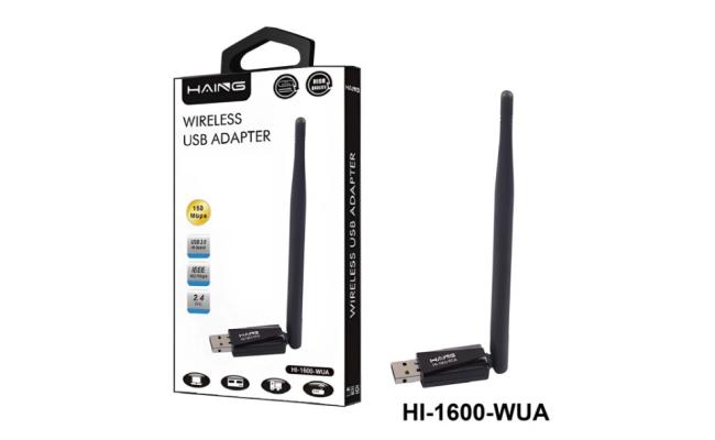 HAING HI-1600-WUA USB Wireless Network/LAN Dongle Adapter 150 Mbps