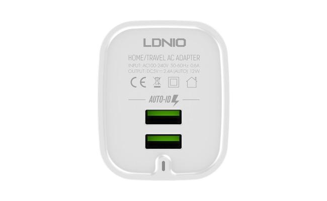 LDNIO LA201  2.4A Fast Travel Charger Adapter