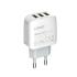 LDNIO A3312 Fast Wall Charger 3.4A Triple USB + Samsung Cable